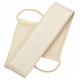 Loofah Bath Belt with Strip Hanging Rope, Long Natural Exfoliating Back Scrubber, Lufa Bath Shower Scrubber, Exfoliating Loofah Bath Sponge | Exfoliating Strap Belt | Wash Belt | Bath Belt
