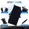 Retractable Car Sunshade for Windshield - Reflective Foldable UV Heat
