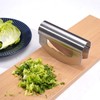 Namvo Salad Chopper with Protective Cover Handheld Stainless Steel Mincing