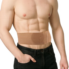 JLFDLLYYZQ Umbilical hernia bandage for abdominal bandage after surgery, umbilical hernia belt men's: navel incisional, epigastric (XL)