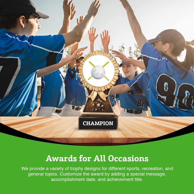 BuyAwardsandTrophies All Star Resin Croquet Trophy - Plastic Trophy with