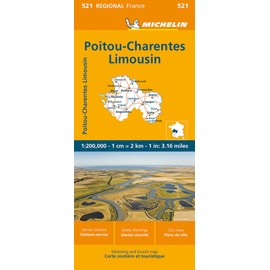 France; Poitou-Charentes Map 521