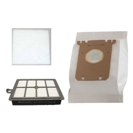 Eureka Oxygen & Harmony Canister Vacuum Cleaner One Year Supply Bundle Kit, Includes 9 Eureka Type OX Bags, 1 Eureka Motor Filter (1) 1130535-01, 1 Eureka HF-1 or EL012, EL012W HEPA Post Filter