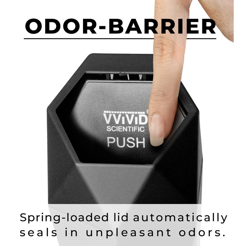 VViViD Mini Car Trash Bin, Pack of 2, Slot into