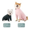 Dog Fleece Onesie for Cold Winter, Stretchy Dog Winter Bodysuit