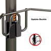 LCORMAG Shower Caddy Corner Tension Pole, 4 Tier Adjustable Corner