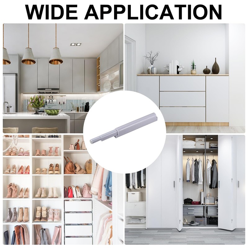uxcell Magnetic Touch Catch Latch Push to Open System Damper