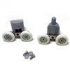 New 8Pcs Double TwinTop / Bottom Shower Door ROLLERS /