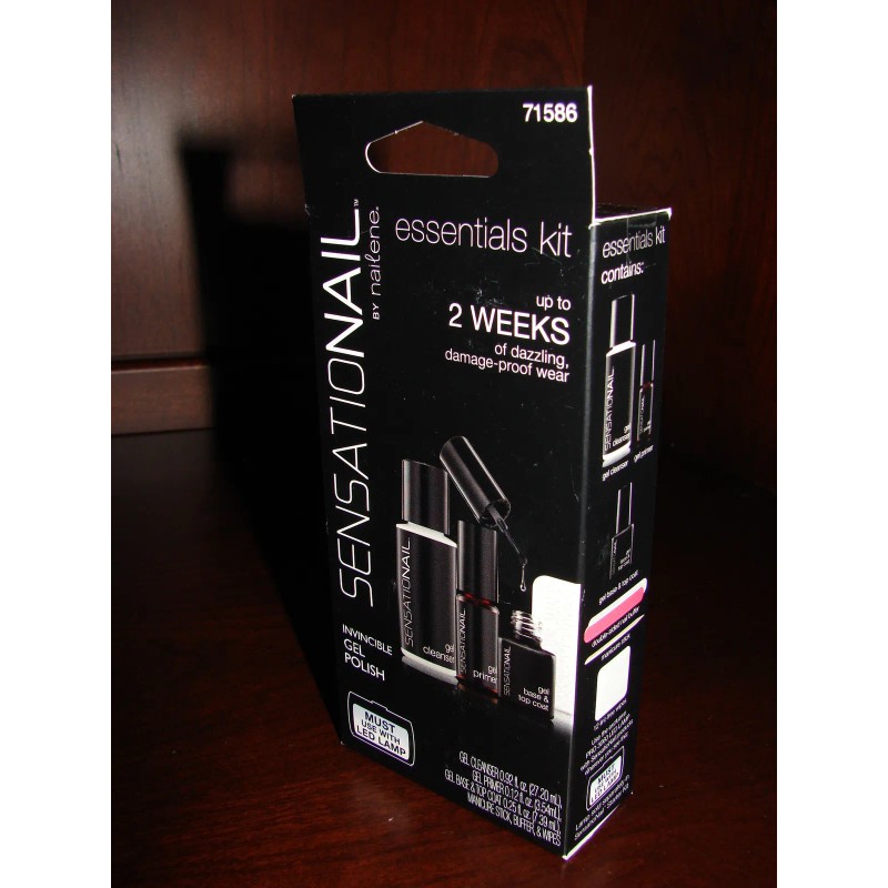 Nailene SensatioNail Essentials Nail Kit Gel Cleanser Primer Base &