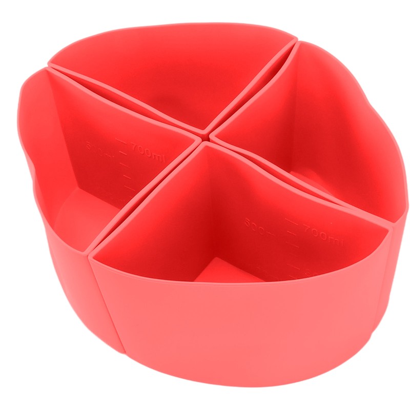 Slow Cooker Divider Liner 4 in 1 Silicone Reusable Leakproof