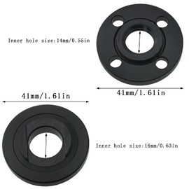 Mutai 2Set Angle Grinder Blade Flange Lock Nuts with 5/8 inch - 11 Threaded for De-walt Ryobi Milwaukee Black & Decker Metal Inner Outer Flange Nut 224399-1 193465-4 224568-4 Parts