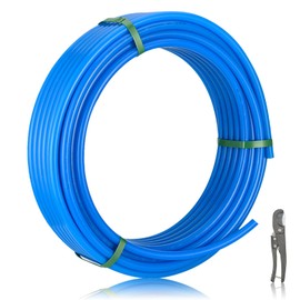 1/2 Inch HeSun PEX-B Pipe, 200 Feet Pex B Tubing in Blue, for Hot/Cold Water Plumbing, NSF Certified(A-200)