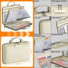 Fireproof File Organizer with Lock, Hard-Shell Case Fireproof Document Box