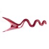 1 x Wave Hair Clip Mini in Red Marble Approx.