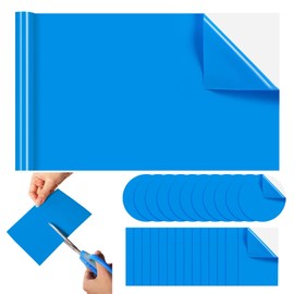 TPU Inflatable Patch Repair Kit Self Adhesive Pool Repair Patches Kit for Air Mattress Bounce House Swimming Pool Tent Canvas Canopy Floats Tubes Air Bed Inflatable Toys Boats (34 x 49 Inch, Blue)