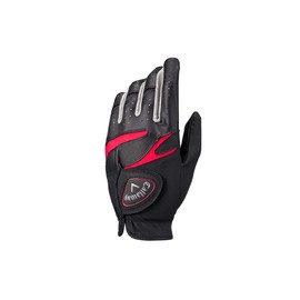 Callaway 5321061 TECH Men's Golf Gloves, Left Hand Worn (Right-Handed), 9.4 inches (24 cm), 2021 Model, Black