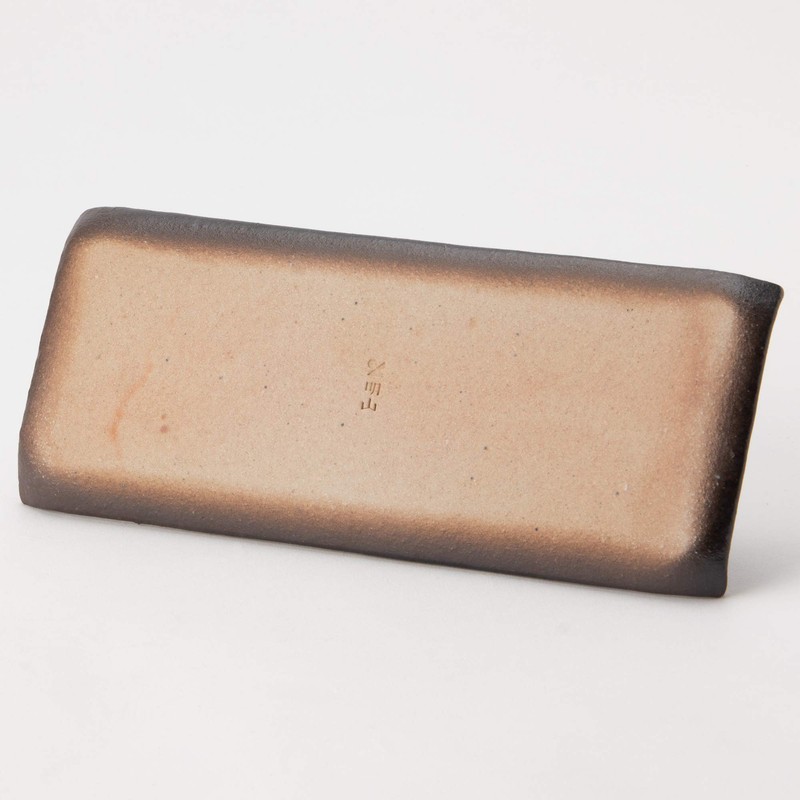 Shigaraki Ware MR-3-3369 Hechimon Serving Dish, Flower Wabi