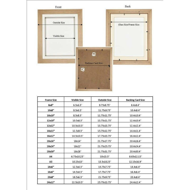 Boldon Framing White 3D Shadow Deep Box Photo Frame for