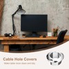sourcing map 4Pcs Cable Hole Cover, 12/32 inch(18mm) ABS Office