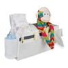 Relaxdays Bunk Bed Bag, 8 Compartments, Baby & Care Bed,