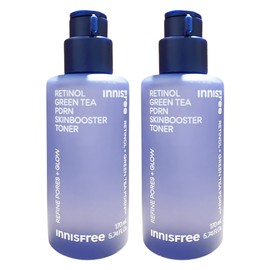 Innisfree Retinol Green Tea PDRN Skin Booster Toner 2pcs / 이니스프리 레티놀 그린티 PDRN 스킨부스터 토너 2개