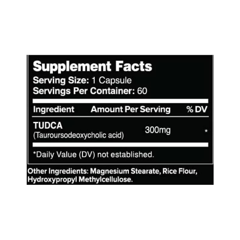 Leviathan Nutrition TUDCA Bile Salts 300mg - BEST TUDCA 2024