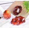 AMOYSTONE Red Agate Flame Shaped Stone Towers Obelisk Natural Healing