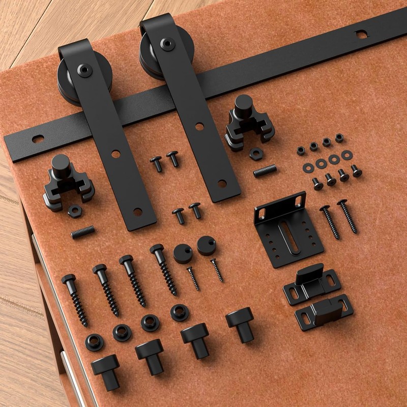 4FT Super Mini Cabinet Small Sliding Barn Door Hardware Track