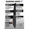 Dalstrong Barong Chef Knife - 7 inch - Shadow Black
