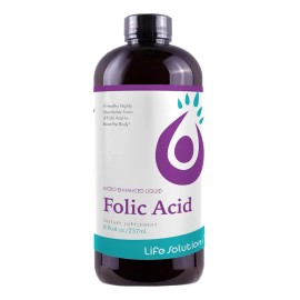 Life Solutions Ácido Fólico Líquido 800 Mcg Prenatal 8oz