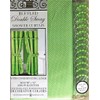 Better Home Mosaic Double Swag Fabric Shower Curtain, with Vinyl