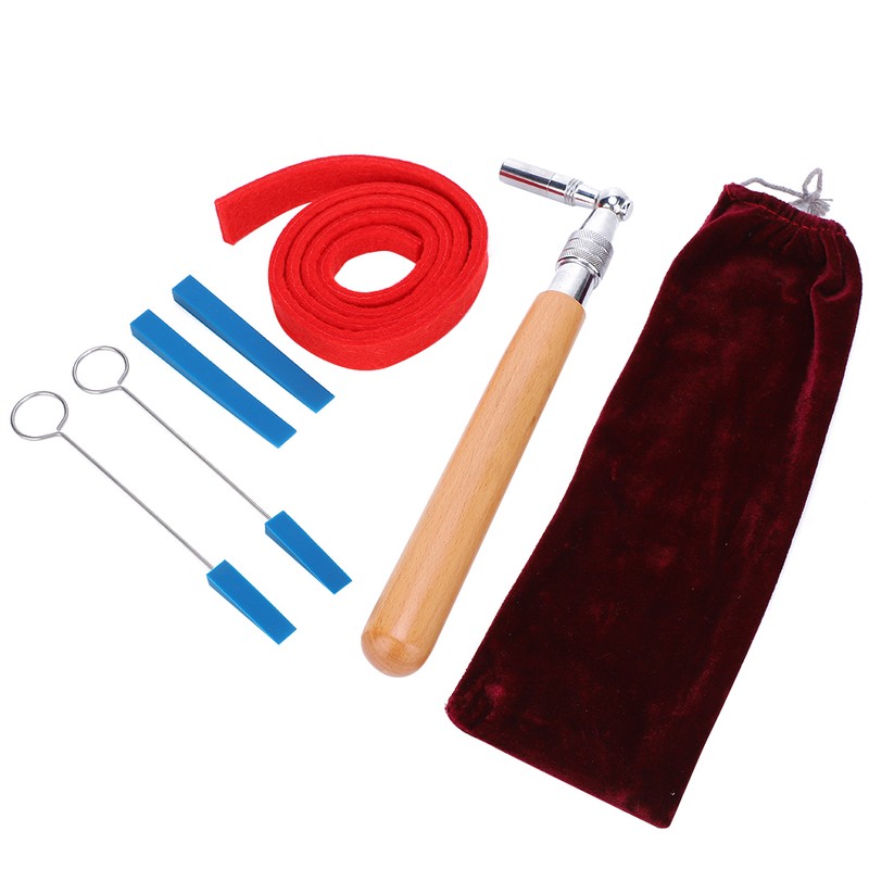 6Pcs Piano Tuner Kit Tuning Professional Musical Silent Hammer DIY