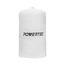 POWERTEC 70335 Dust Collector Bag, 15" x 23", 1 Micron Filter, For Delta, JET, Grizzly, Shop Fox, Harbor Freight, and POWERTEC DC-1080/ DC-1081