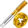9/16-18 UNF Tap and Die Set for Metal,M2 HSS Thread