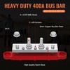 Joinfworld Heavy Duty 400A Bus Bar Power Distribution Block with