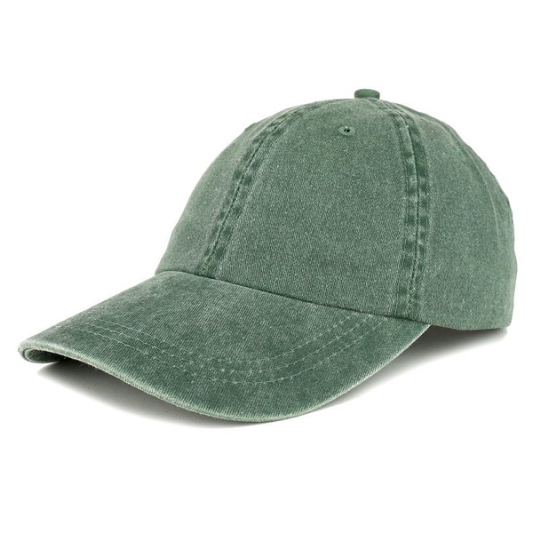 Trendy Apparel Shop Low Profile Unstructured Pigment Dyed Cotton Twill
