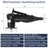 Handheld Pneumatic Chamfering Tool, 45 Degrees Arc Corner, 1/4 Inch