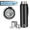 Insulated vacuum Thermo Bottle 1500ml/50.7oz with cup Stainless steel coffee