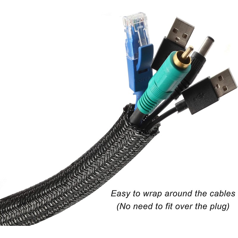 Funda de protección para cables trenzados de 7,6 m -
