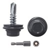 Marcopol Pack of 25 Metal Roofing Screws 4.8 x 19