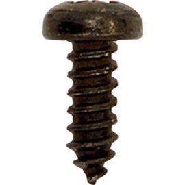50 x 4.2mm x 13mm Cylindrical Curved Pozidrive Self Tapping Screws DIN 7981 Black