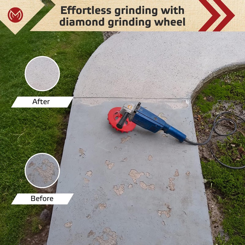 MonoPro Diamond Grinding Wheel 4 1/2 inch for Angle Grinder,