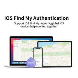 Air Tracker Item Finders, Bluetooth Locator Works with Apple Find My (iOS), Item Tracker for Your Keys, Wallet, Backpack, Pet, Replaceable Battery, Comess with Keychain Cover