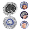 Healeved Aluminum Hair Dyeing Cap 2pcs Reusable Conditioning Shower Cap