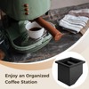 Espresso Coffee Ground Knock Box Chute, Desktop Knocking Residue Box