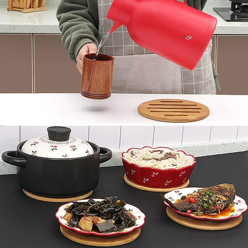 XGzhsa Pot Trivet, Heat Resistant Mat Kitchen, 2 Pieces, Various