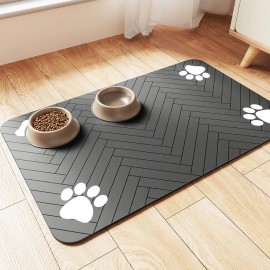 DK177 Pet Feeding Mat-Absorbent Pet Placemat for Food