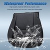 SecosAutoparts Front Driver Side Bottom Perforated Microfiber Leather Replacement Seat