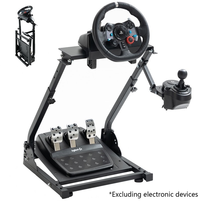 Minneer Racing Steering Wheel Stand Foldable&Multi