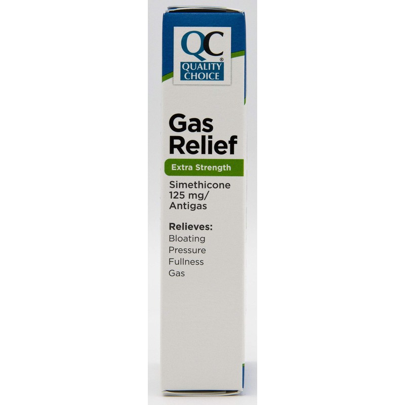 Quality Choice Gas Relief Extra Strength Simethicone 125 mg 30